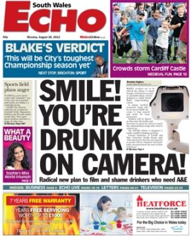Smile! You're drunk on camera! - South Wales Echo